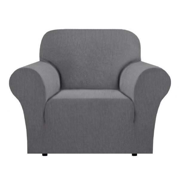 Super Stretch Couch Covers Sofa Covers Slip Covers Soft Thick 1/2/3/4 Seater Grey / XL Three Seater