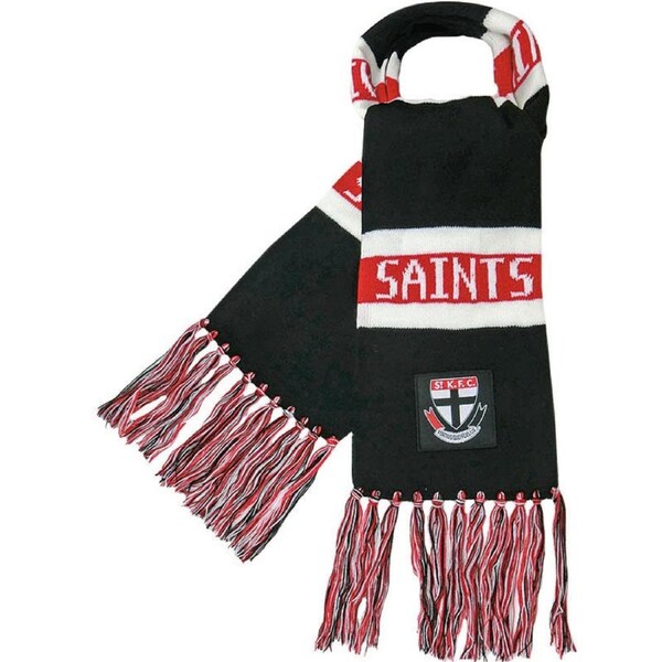 St Kilda Saints Traditional AFL Bar Scarf Warm Winter Neckwear