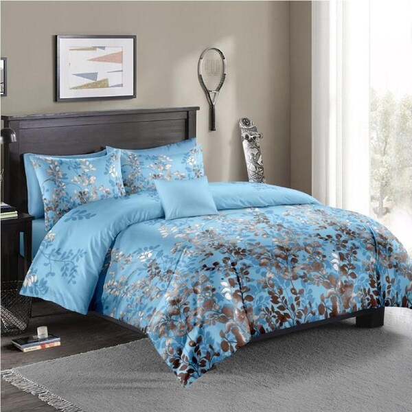 The Wood Blue Quilt/Doona Cover Set King