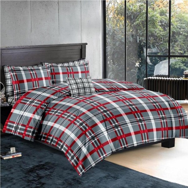 Prague Design Cotton Quilt Doona Duvet Cover Set Queen
