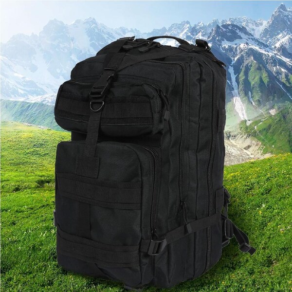 Slimbridge 30L/35L/40L/80L Military Tactical Backpack Rucksack Camping Travel 40L / Black