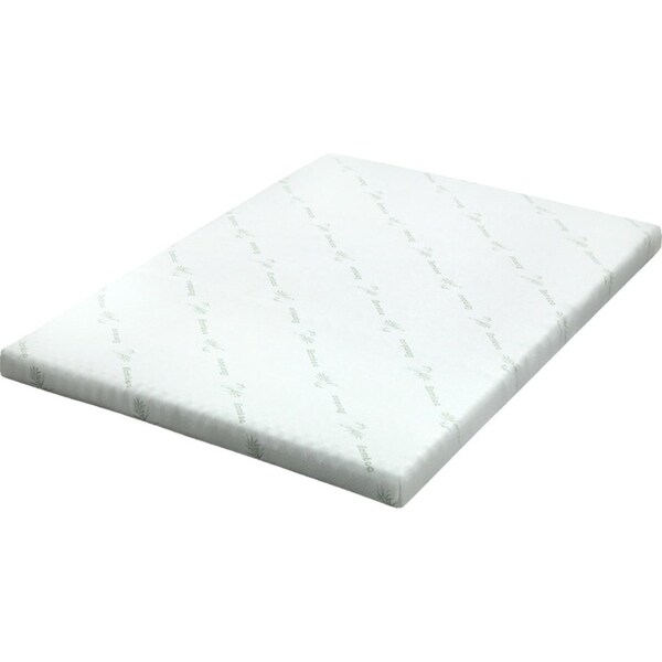 Cool Gel Memory Foam Bed Topper with Bamboo Cover 8cm - King