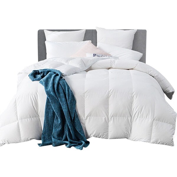 Goose Feather Down Bed Quilt Cover Set 800GSM - Super King