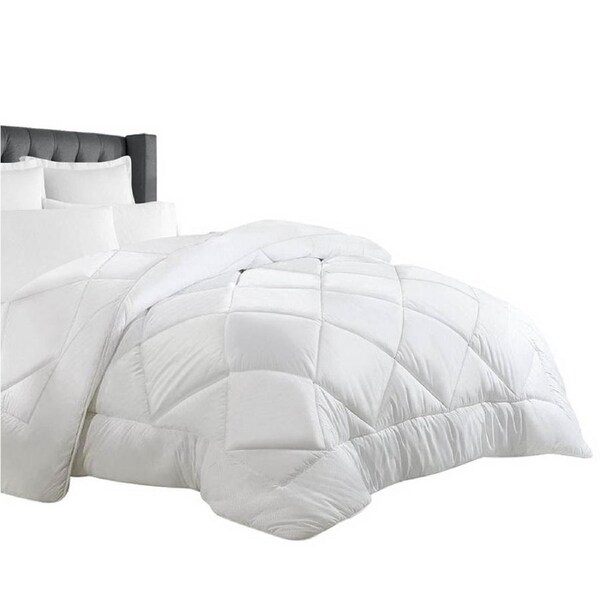 Bamboo Fibre Bed Quilt 700GSM White - King