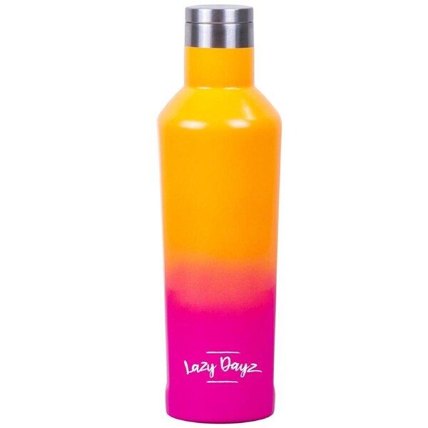 Lazy Dayz Spartan Drink Bottle 480ml - Orange Pink Ombre