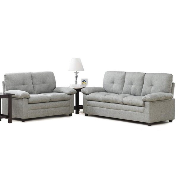 Foret 3+2 Seater Sofa Sectional Lounge Couch Furniture Modern Fabric Beige