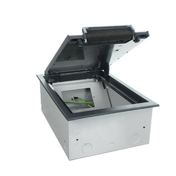 Elsafe Falcon 027.0800.000 - Built-In Screed Floor Box With Lid Grey