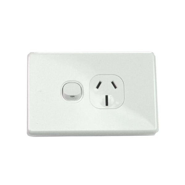 NLS 30507 - Single Power Point 15Amp - Classic Style