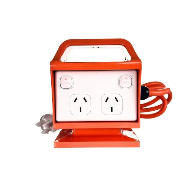 NLS 30050 - Heavy Duty Quad Outlet Safety Box - Type A RCD Protected 10A