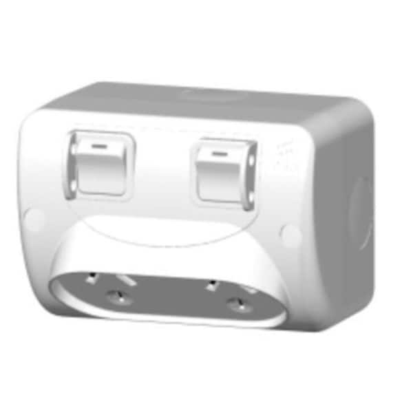 PDL WS0310-2 - Weatherproof Double GPO 10Amp 250V