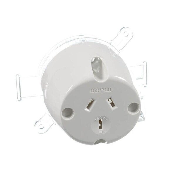 Clipsal 413WE - Surface Socket Back Wired 10amp