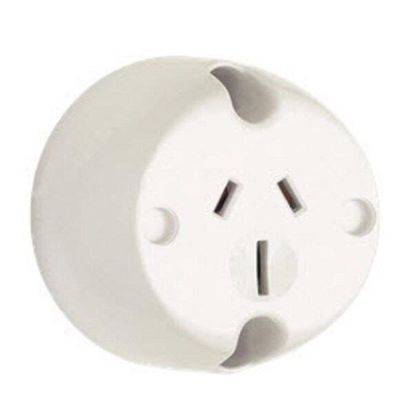 CLIPSAL 413/15 - 15Amp Surface Socket 413/15WE