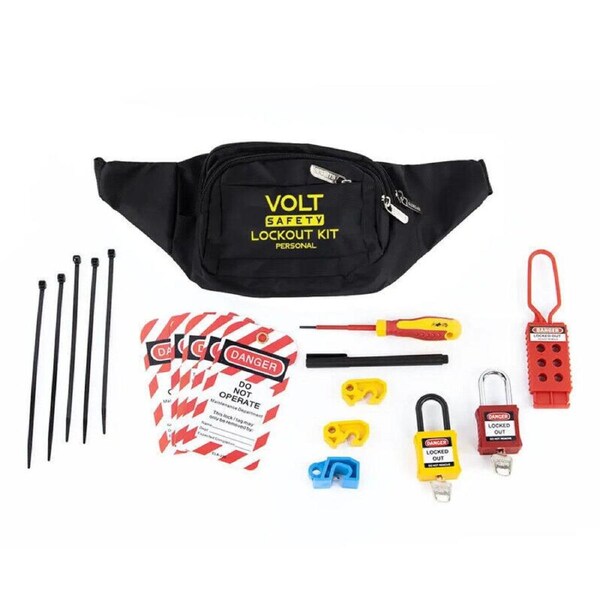 Lockout Kit Personal - Electrical Contractor Lockout Tagout Lock-Kit-P