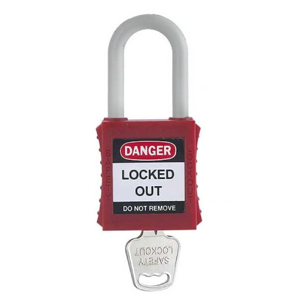 Padlock 38mm - 6mm Steel Shank - LOCKOUT-LOCK-SR-KD