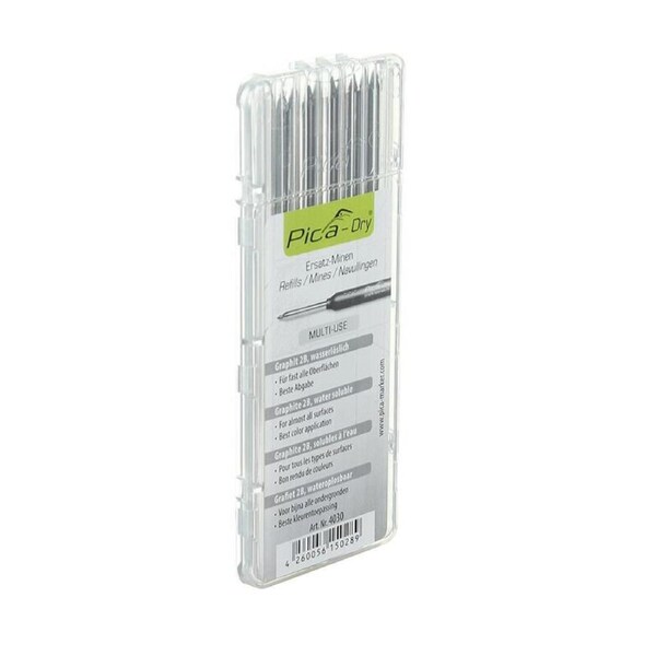 Pica Marker 4030 - Dry Marker Refills Graphite 10 Pack