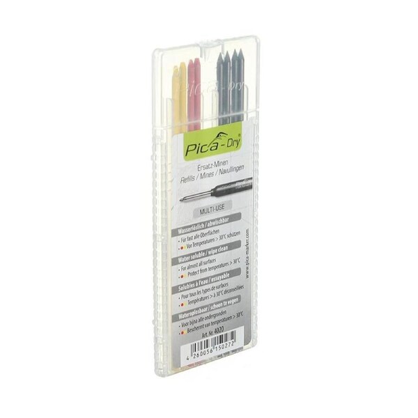 Pica Marker 4020 - Dry Marker Refills Assorted 8 Pack