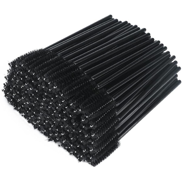 Ozoffer Eyelash Brush 300PCS Multicolor Disposable Eyelash Mascara Brushes Wands Applicator Tools Makeup Brush Kits