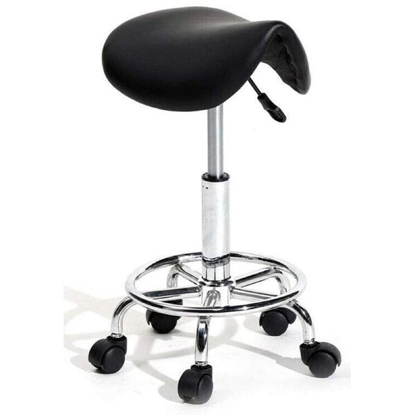 Ozoffer Saddle Salon Barber Stool Massage Beauty Hair Dress Chair Swivel Hydraulic Lift