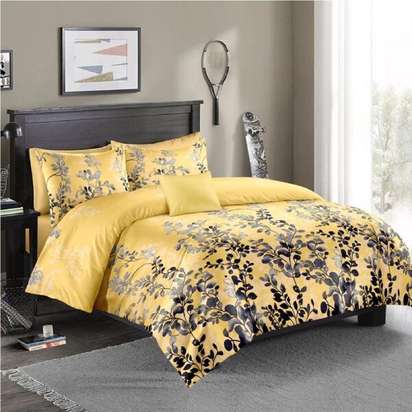 The Wood Yellow Quilt/Doona Cover Set Queen