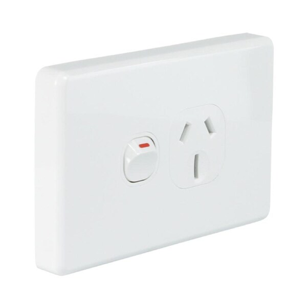 NLS 30501 - Single Power Point 10Amp - Classic Style