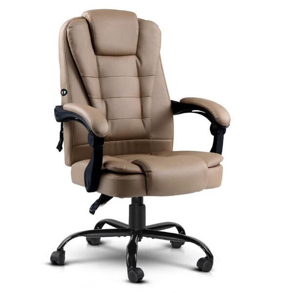 Gaming and Office Computer Desk Chair - Beige