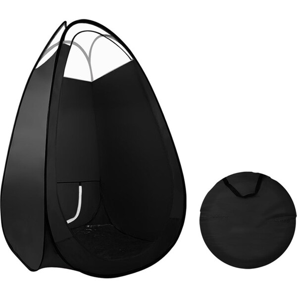 Portable Pop Up Tanning Tent - Black