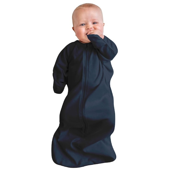 Babystudio All-In-One Swaddlebag Breathable Bamboo 0.5 Tog Navy 3-9m