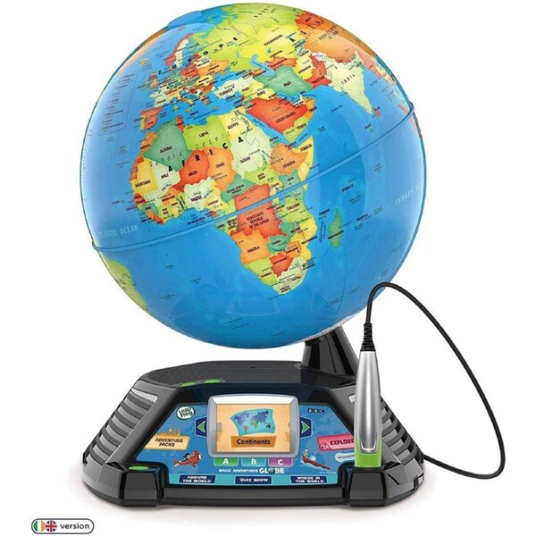 Leapfrog - Magic Adventures Globe - Interactive Educational Children's Globe with LCD Screen and BBC Videos