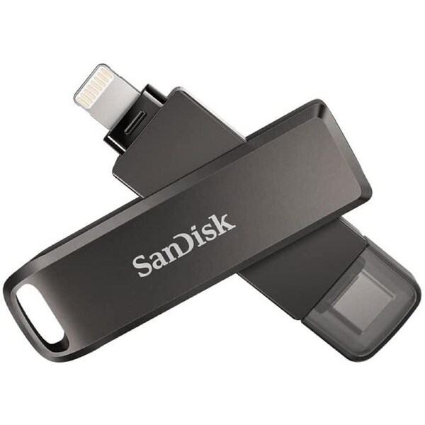 SanDisk128GB iXpand Luxe Lightning & USB Type-C Flash Drive
