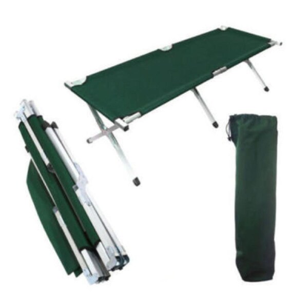 Camping Portable Stretcher Single Foldable Folding Bed Recliner Mat