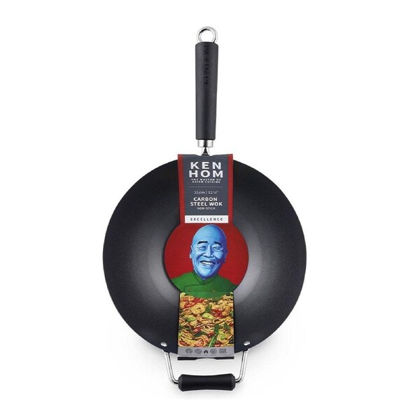 Ken Hom Excellence Carbon Steel Non Stick Wok