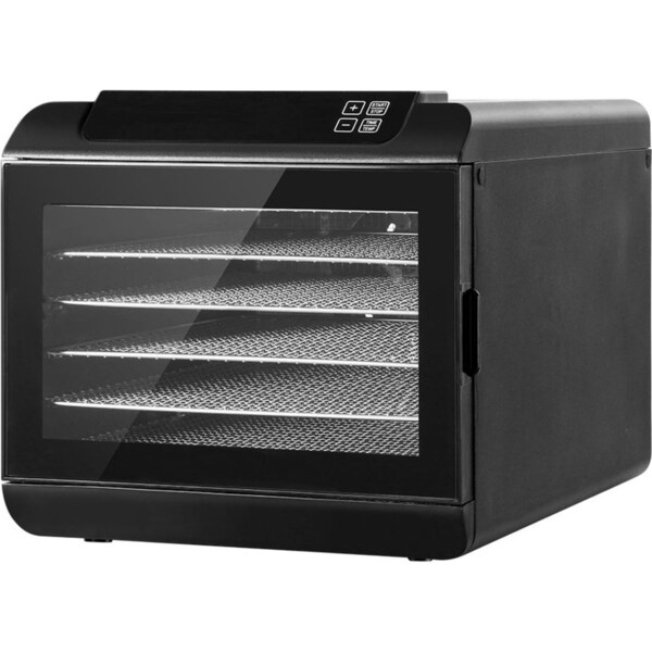 Commercial Food Dehydrator 6 Tray - Black