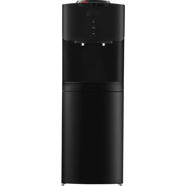 Hot and Cold Tall Water Dispenser - Black