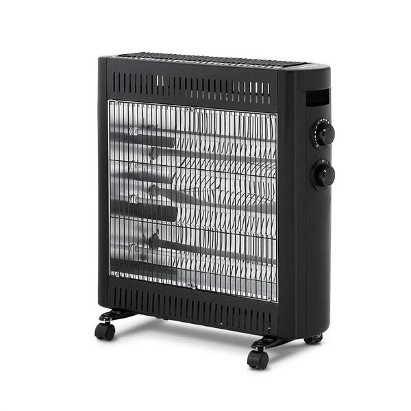 Portable Infrared Radiant Heater 2200W - black
