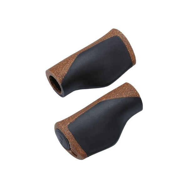 BBB Cycling Grips Mamba 92Mm Blk/Cork W/End Cap - Black/Brown Size 92mm