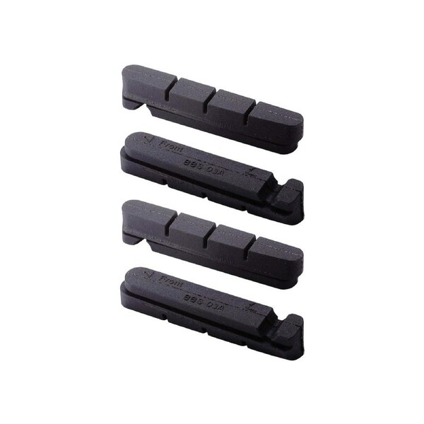 BBB Cycling Road Brake Shoe Insert (2 Pairs) - Size Rubber
