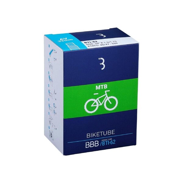 BBB Cycling Tube 26X3.0 Av - Size 26 x 3.0