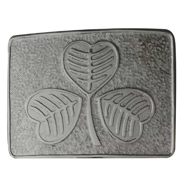 Triple Thistle Emboss Kilt Belt Buckle