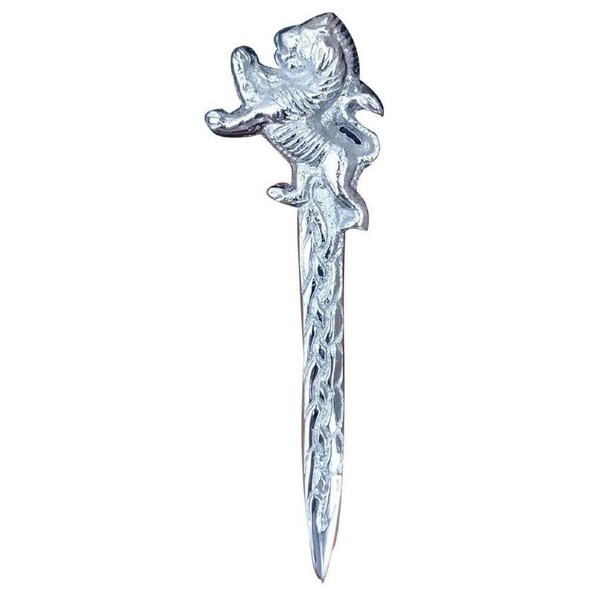 Rampant Mounted Sword Kilt Pin