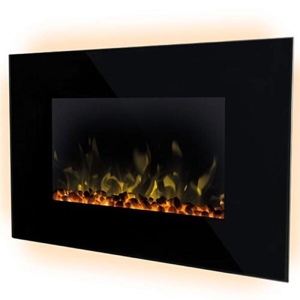 Dimplex 2.0kW Toluca Wall Mounted Electric Fire + LED Flame Effect