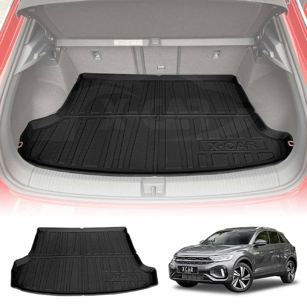 Boot Liner for Volkswagen VW T-Roc 2020-2026All Weather Heavy Duty Cargo Trunk Mat Luggage Tray Car Accessories