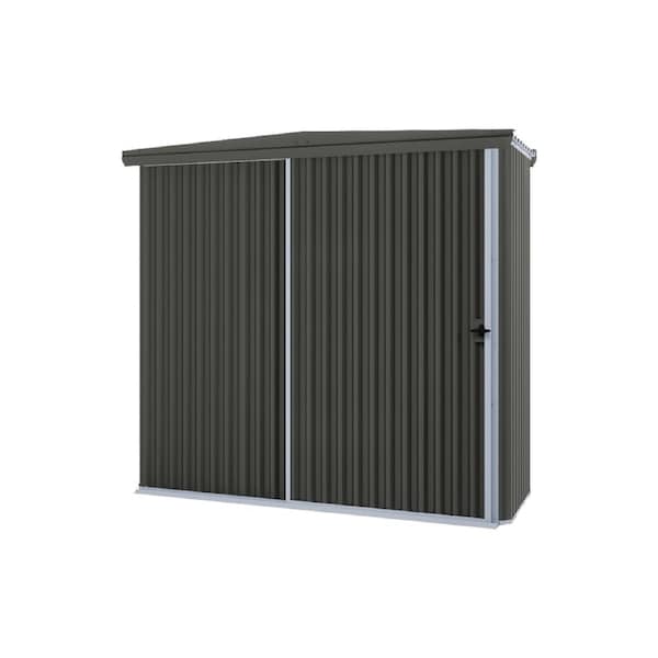 Stratco Handi-Mate Sliding Door Shed Slate Grey / HM3 2.21m Wide x 0.85m Deep x 1.90m High
