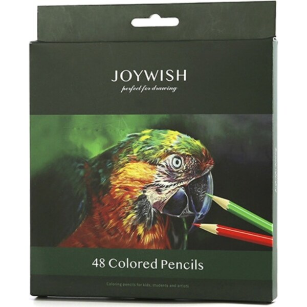 48 Color Colored Pencil Set for Artists – Premium Wooden Drawing Pencils for Kids, Students & Adult Coloring Books