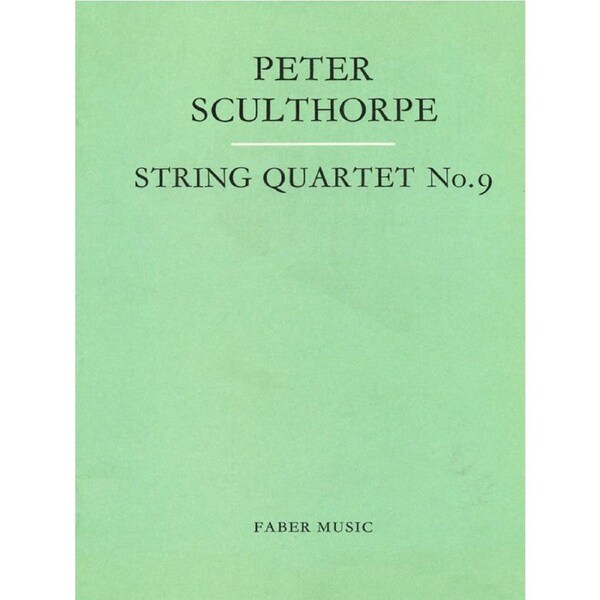 String Quartet No. 9 Study Score - Faber 0571505481