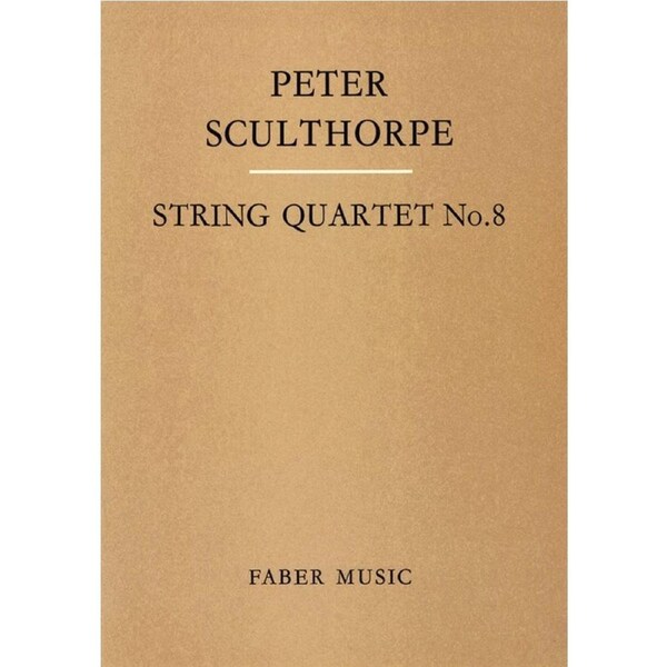 String Quartet No 8 Study Score