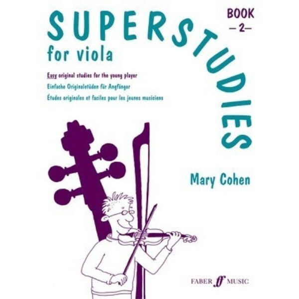 Superstudies for Viola Book 2 - 12 Original Studies for Grades 2-4