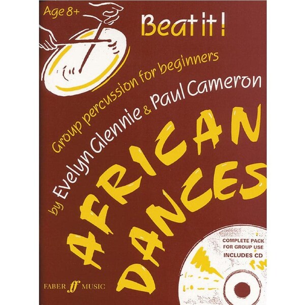 Beat It! African Dances Percussion Sheet Music with CD