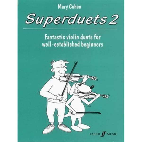 Superduets Book 2 for Violin - Beginner Duets by Mary Cohen