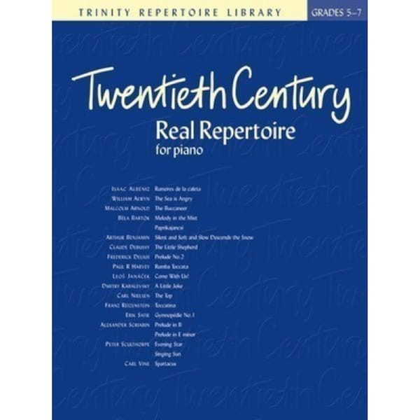 Twentieth Century Real Repertoire Piano Sheet Music