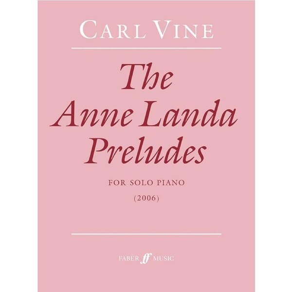 Anne Landa Preludes For Piano Solo
